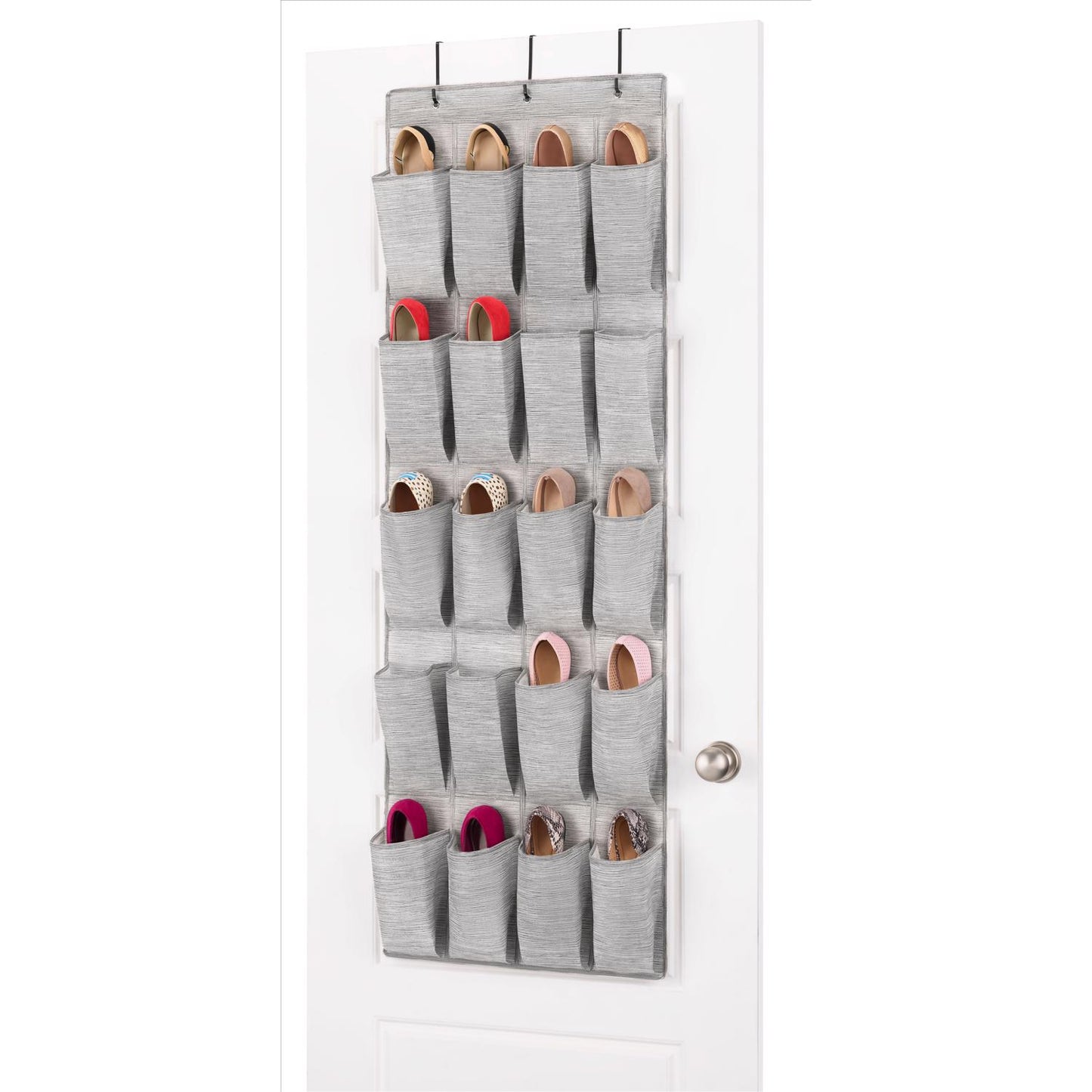 HANGING SHOE ORGANIZER GREY