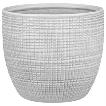 SCHEURICH 8.5" VANILLA PLANTER