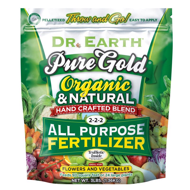 DR EARTH PURE GOLD FERTILIZER 3LB