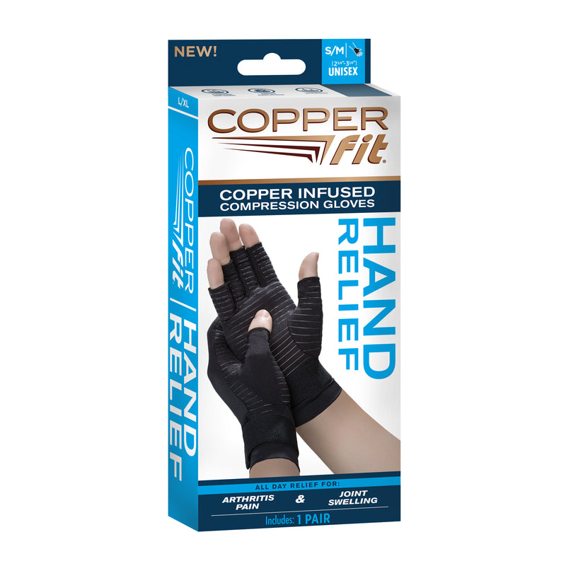 COPPER FIT COMPRESSION GLOVES