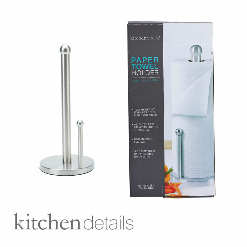 STAINLESS STEEL PAPER TOWEL HOLDER