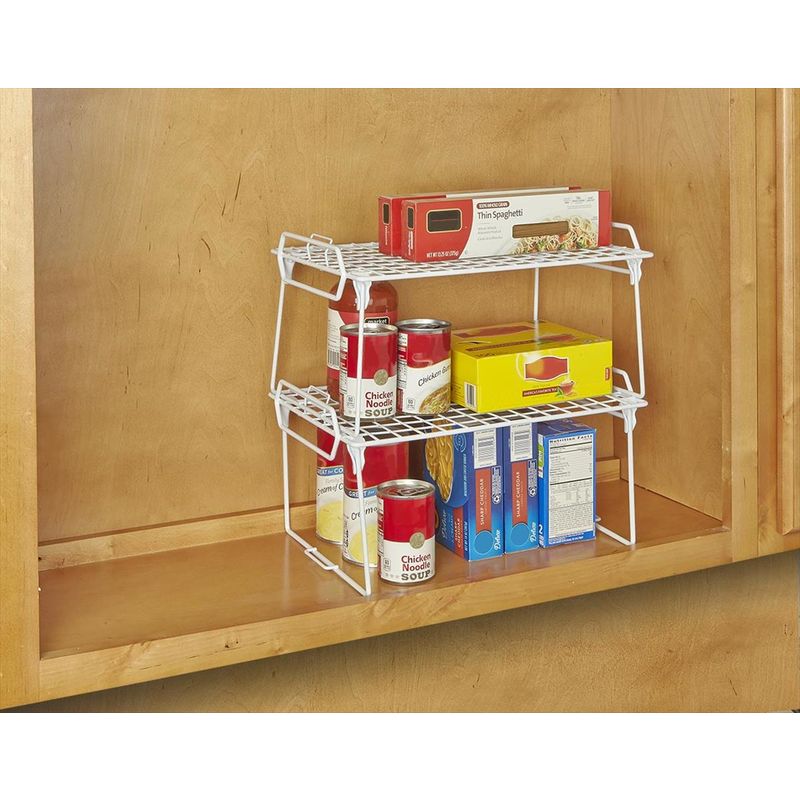 FOLDING STACKING SHELF 16"W X 8"D