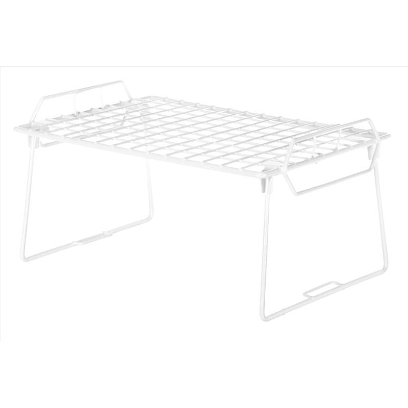 WHITE STACKABLE SHELF 8X10.38X15.63