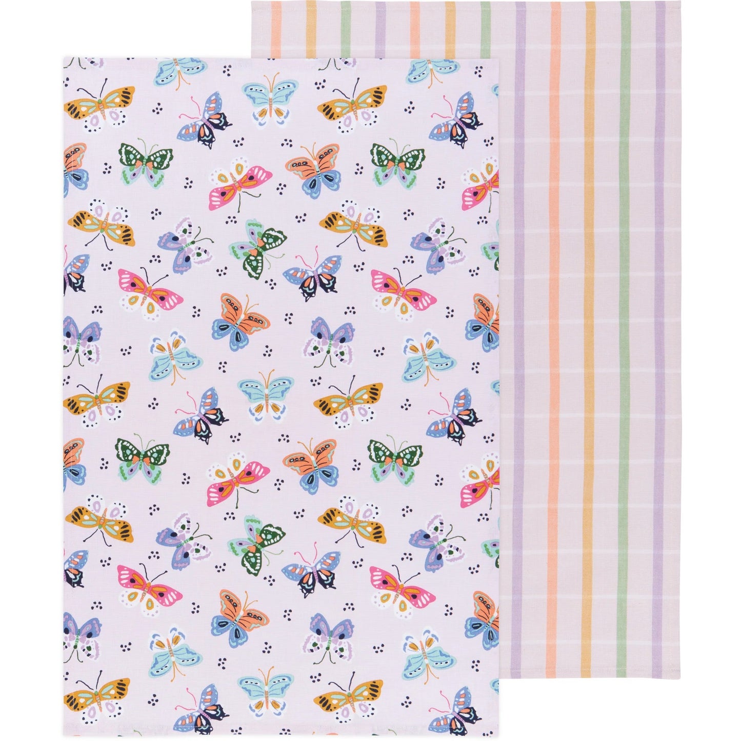 DISH TOWEL FLUTTER BY SET/2