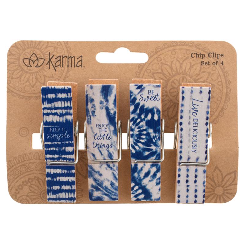 BAG CLIPS BLUE SWEETS