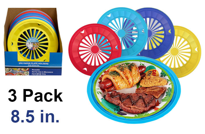 PAPER PLATE HOLDERS 3PK