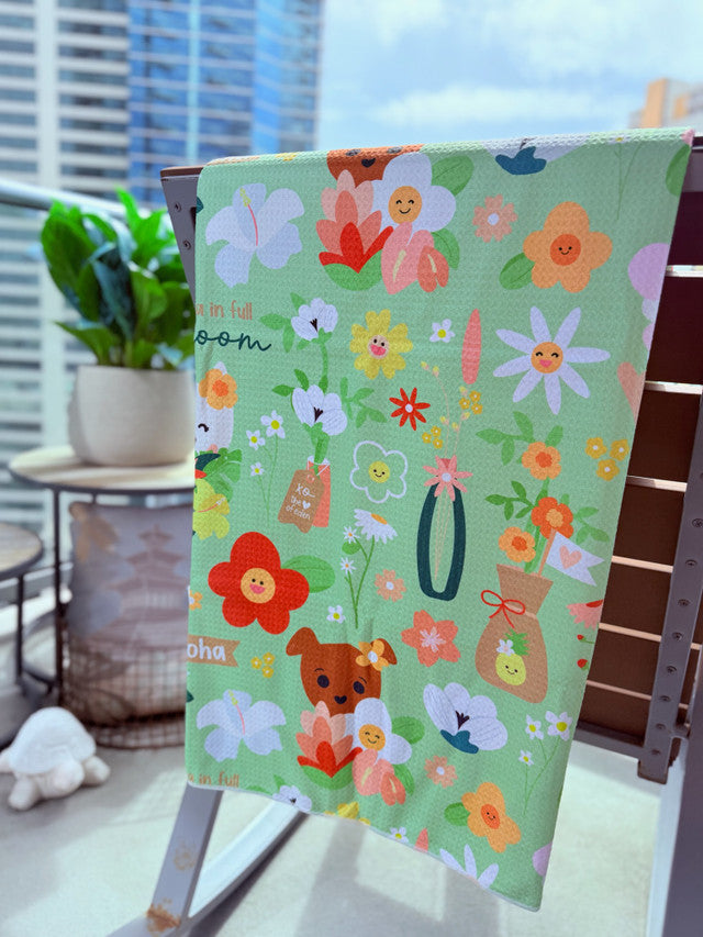 EDEN BOCHA TOWEL IN FULL BLOOM