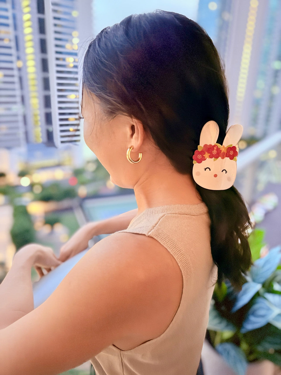 EDEN HAIR CLIP BUNNY