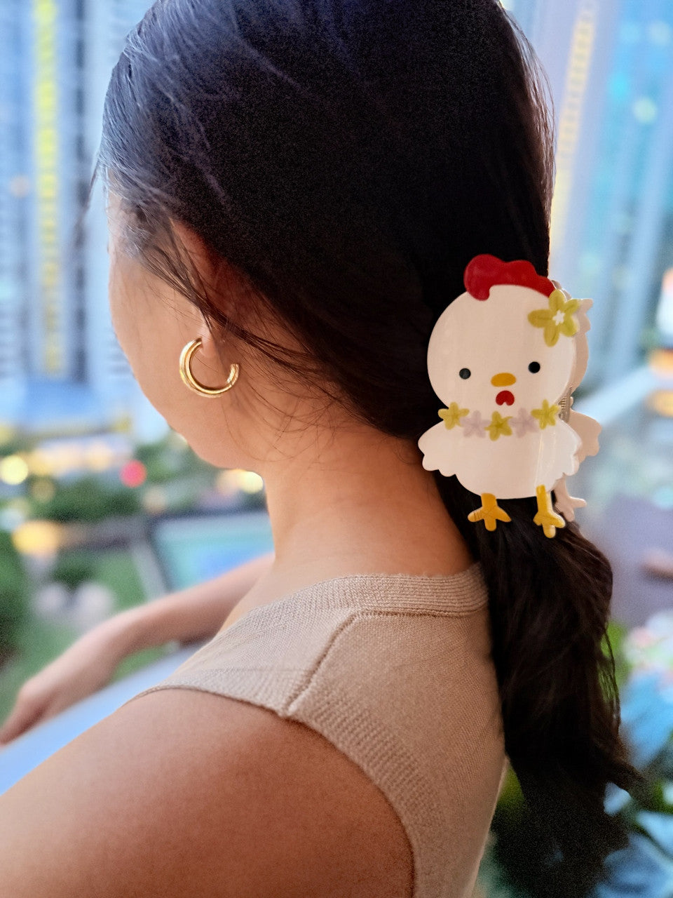 EDEN HAIR CLIP CHICKEN