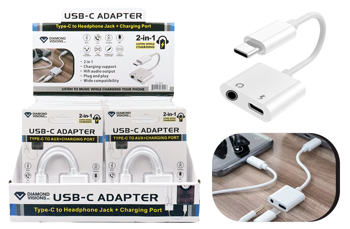USB-C ADAPTER 2-IN-1