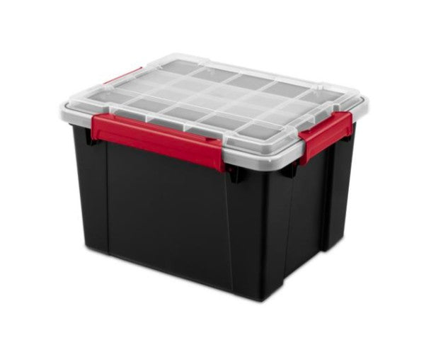 STORAGE GASKET TOTE 8.5 GAL BLACK