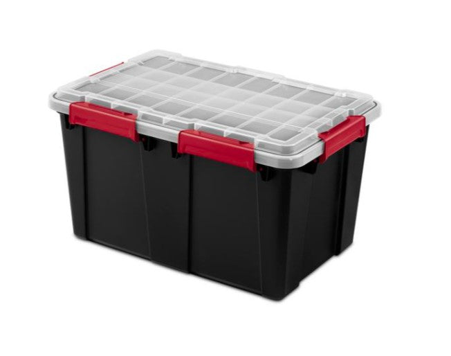 STORAGE GASKET TOTE 13.5 GAL BLACK