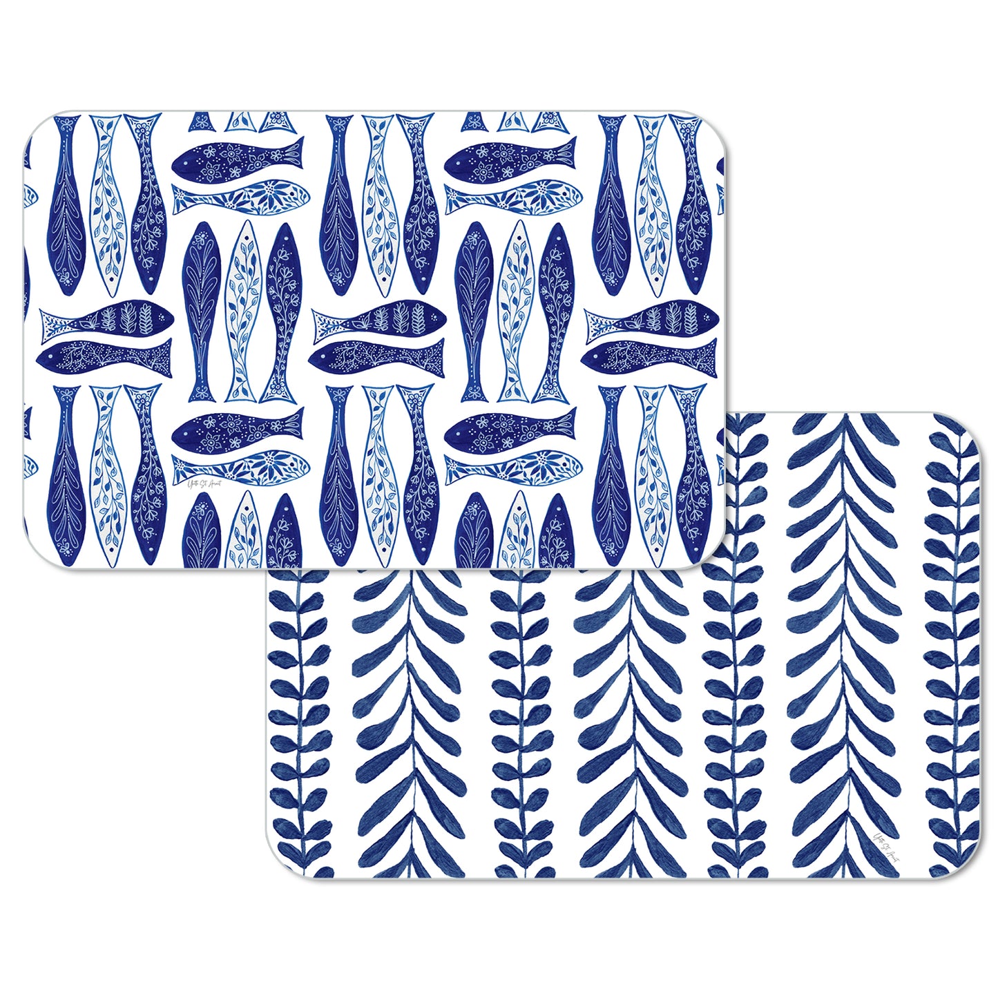 PLACEMAT CHINOISERIE SEA REVERSIBLE