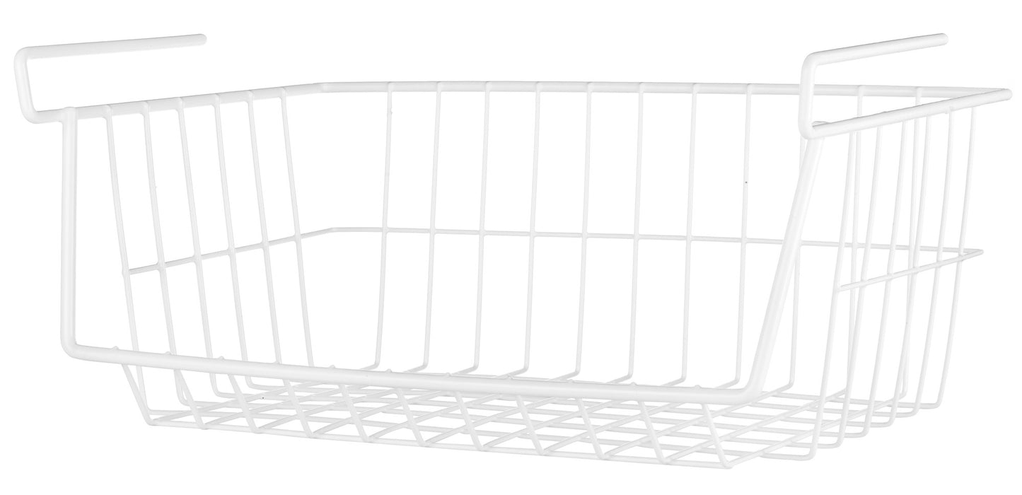 UNDER SHELF BASKET WHITE