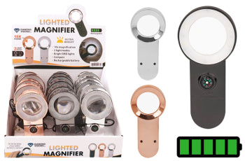 MAGNIFIER LED RECHARGEABLE