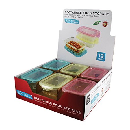 STORAGE JAR CLASS RECTANGLE 12.5OZ
