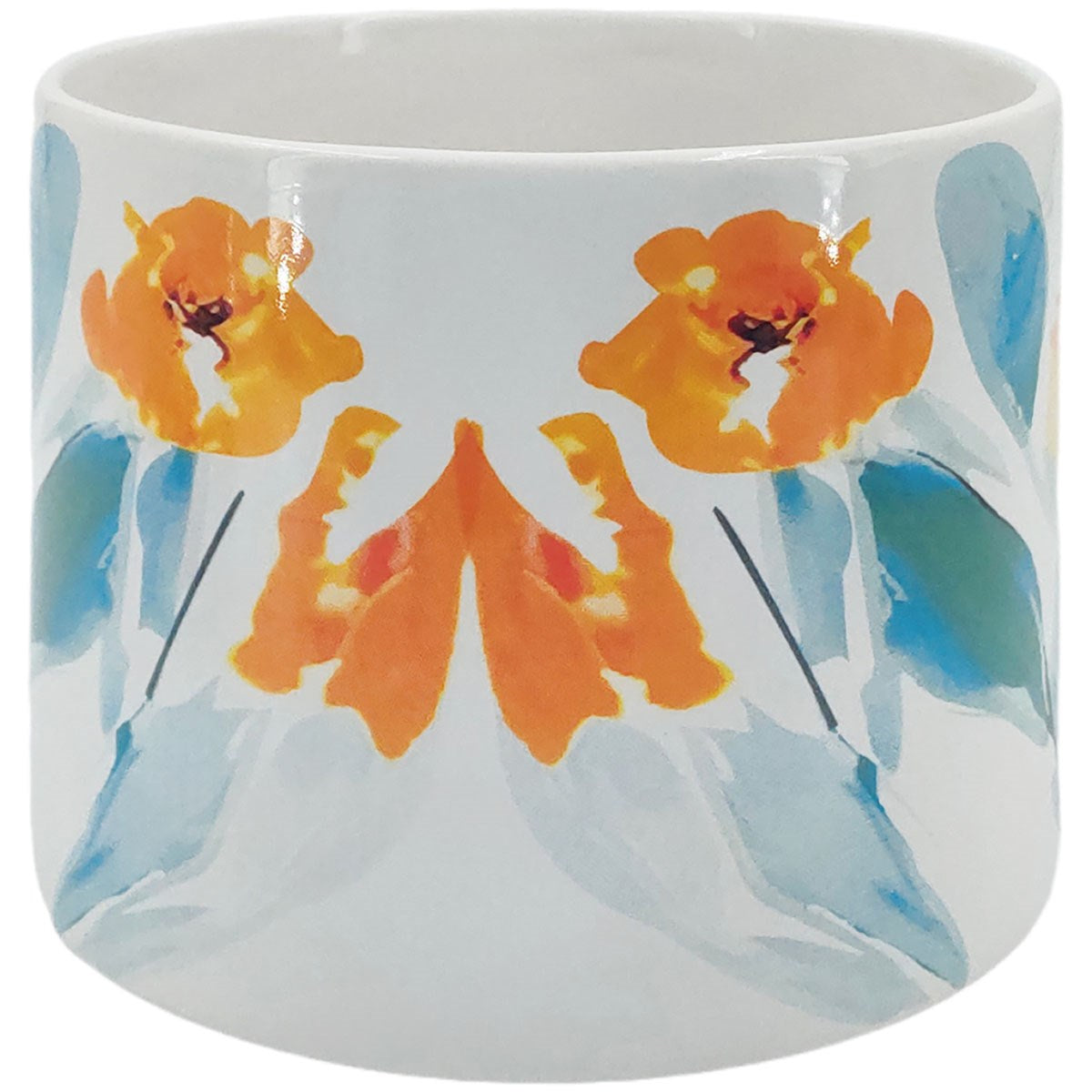 MCARR POT WATERCOLOR FLORAL 4.2"
