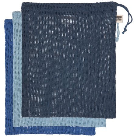 MESH PRODUCE BAGS SET 3/ MARINE
