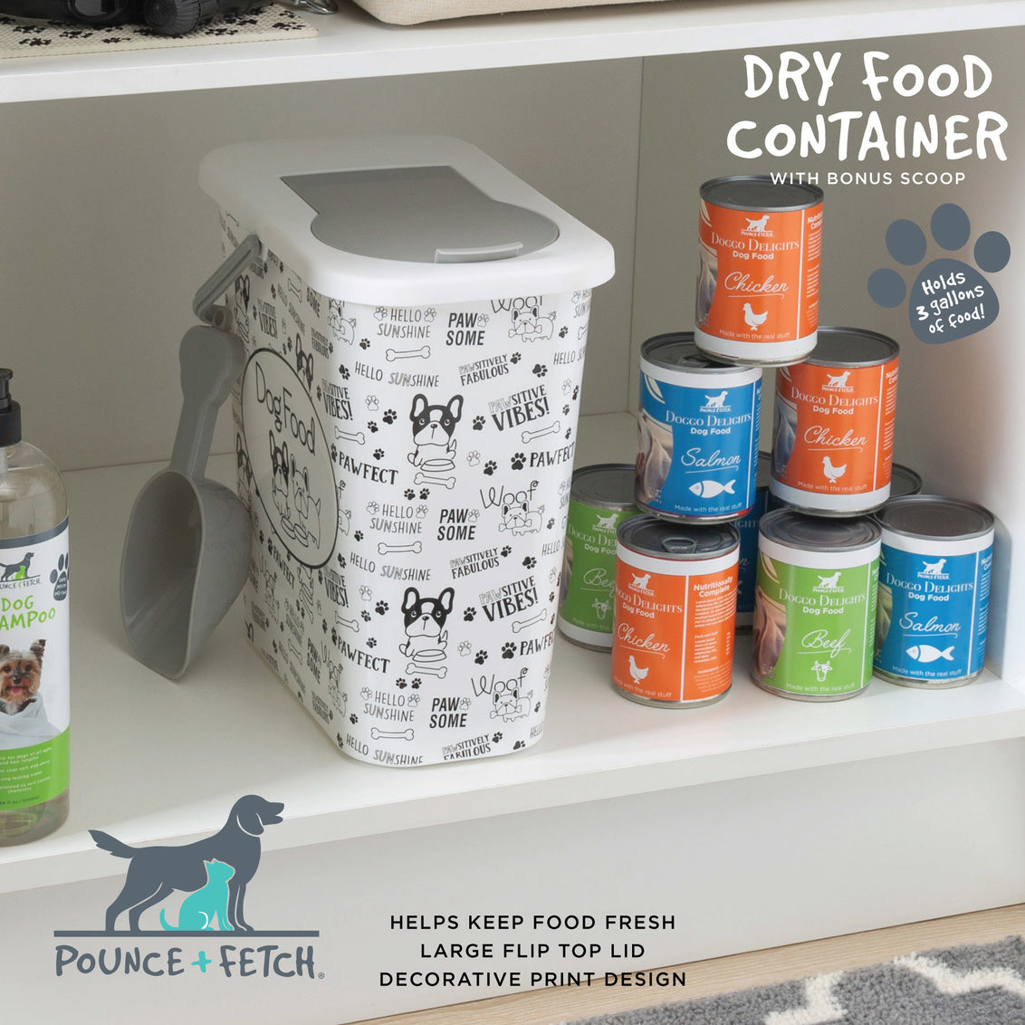 DOG FOOD CONTAINER 3GAL