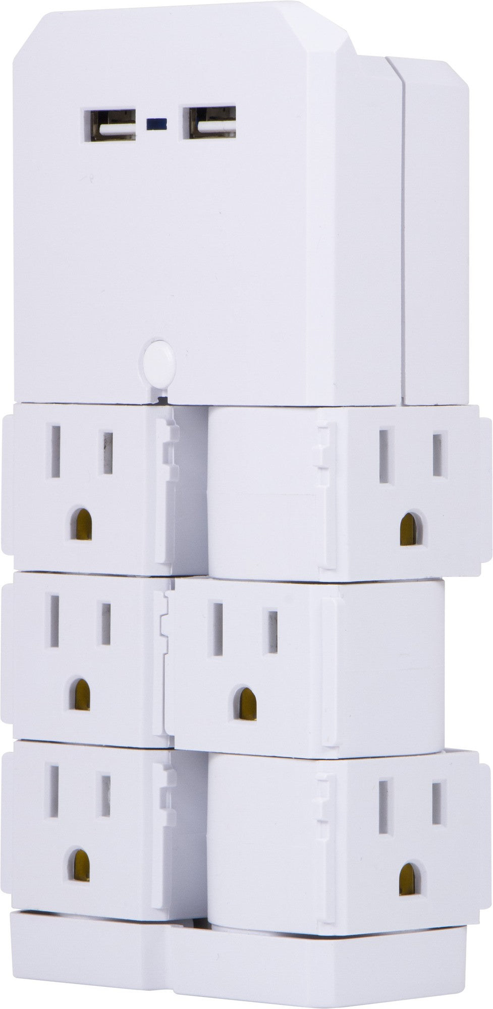 GE OUTLET ROTATING CAP 2 USB PORTS