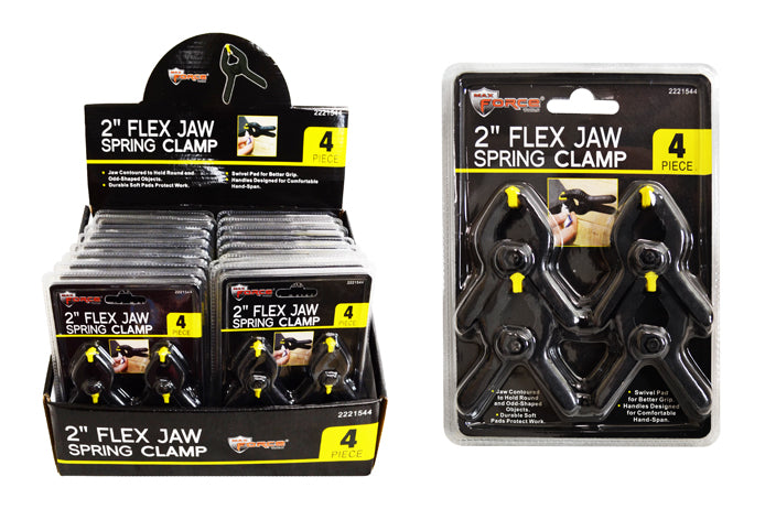 SPRING CLAMPS 2" 4PK