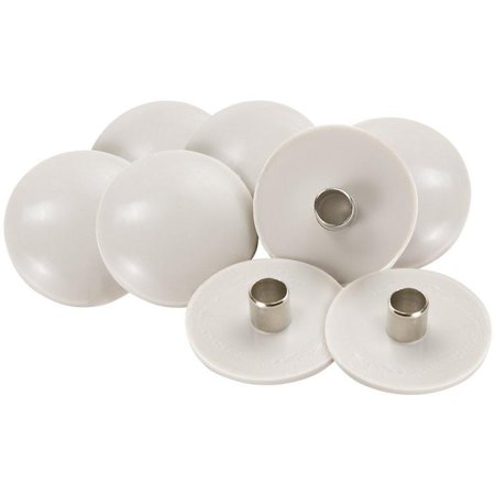 SLIDERS FURN 1" RND TAP-ON 8PK