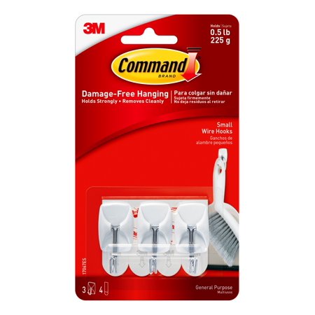 COMMAND WIRE HOOKS .5# 3HKS