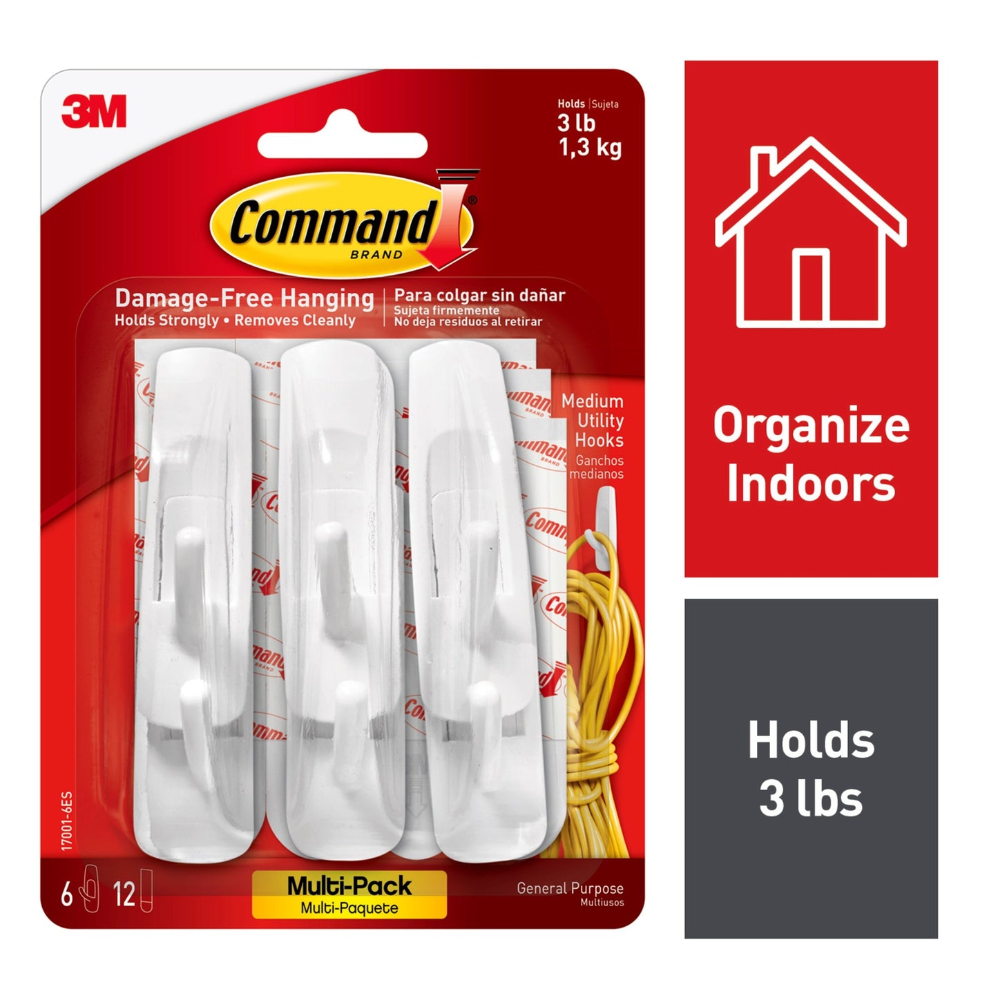COMMAND MED HOOKS 3# VP 6HKS