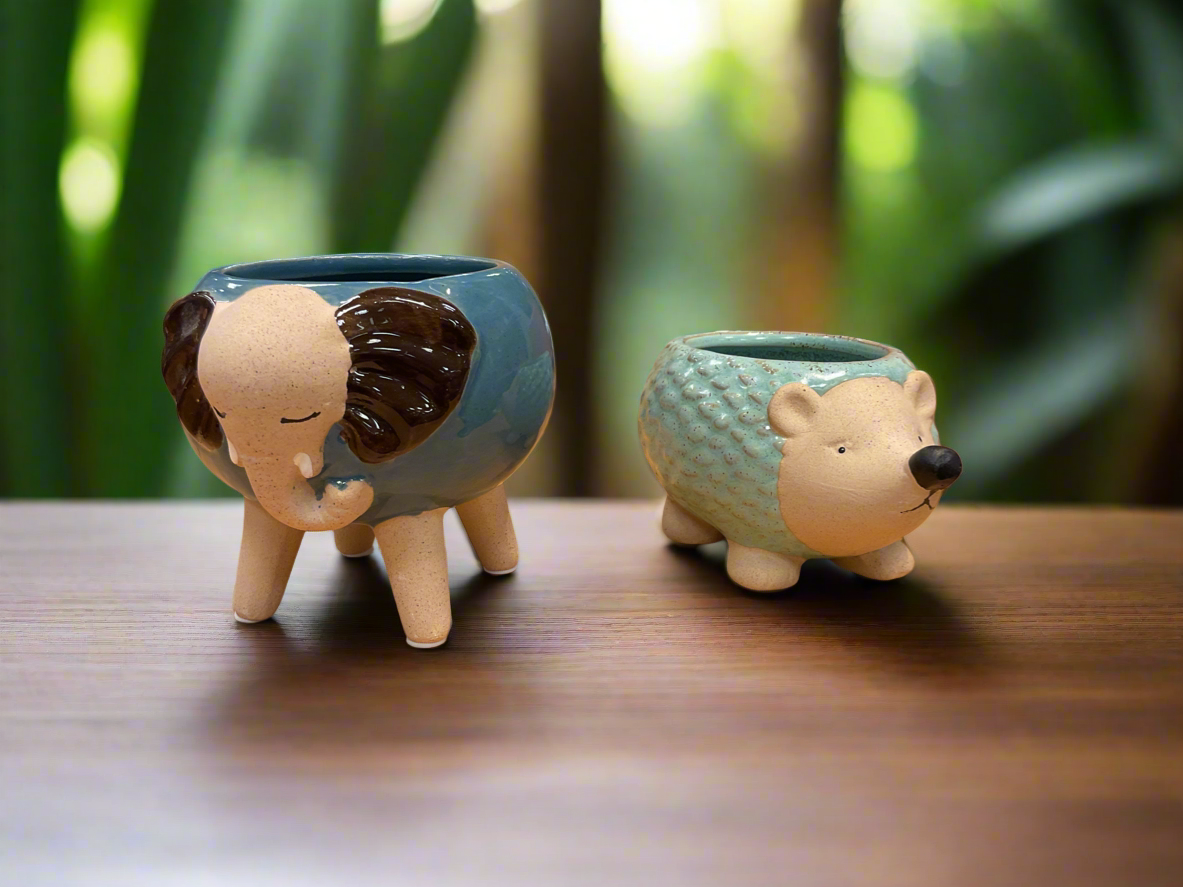 ANIMAL PLANTER CERAMIC