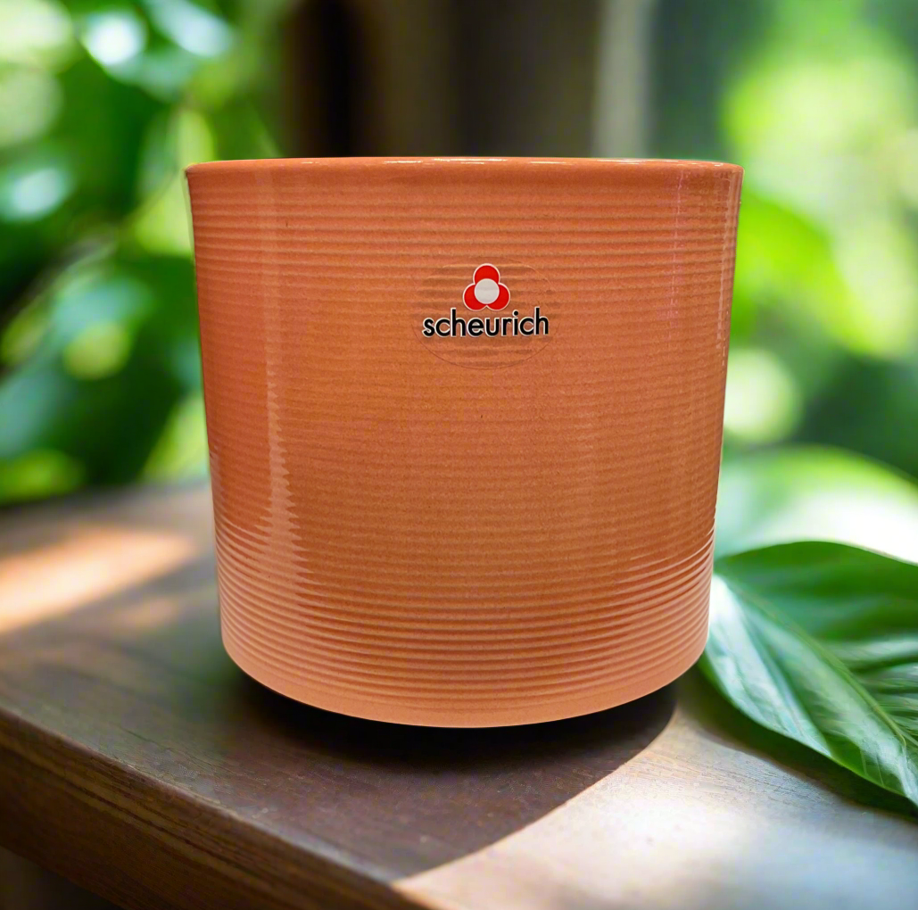 orange plant pots SCHEURICH PAPAYA 4.75