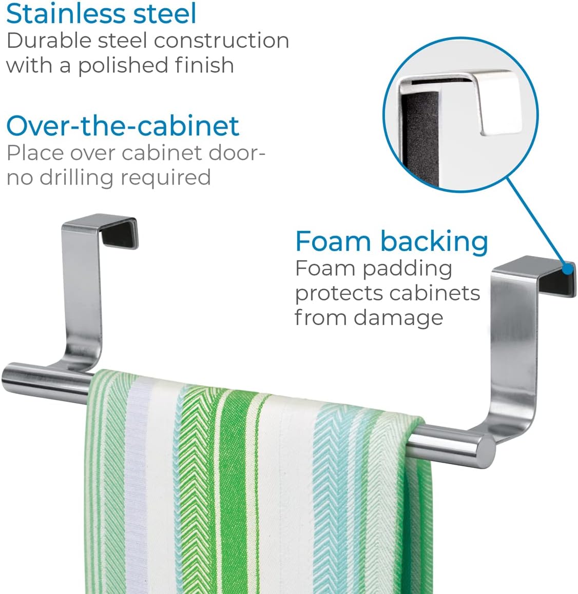 OVERCABINET FORMA 9" TOWEL BAR