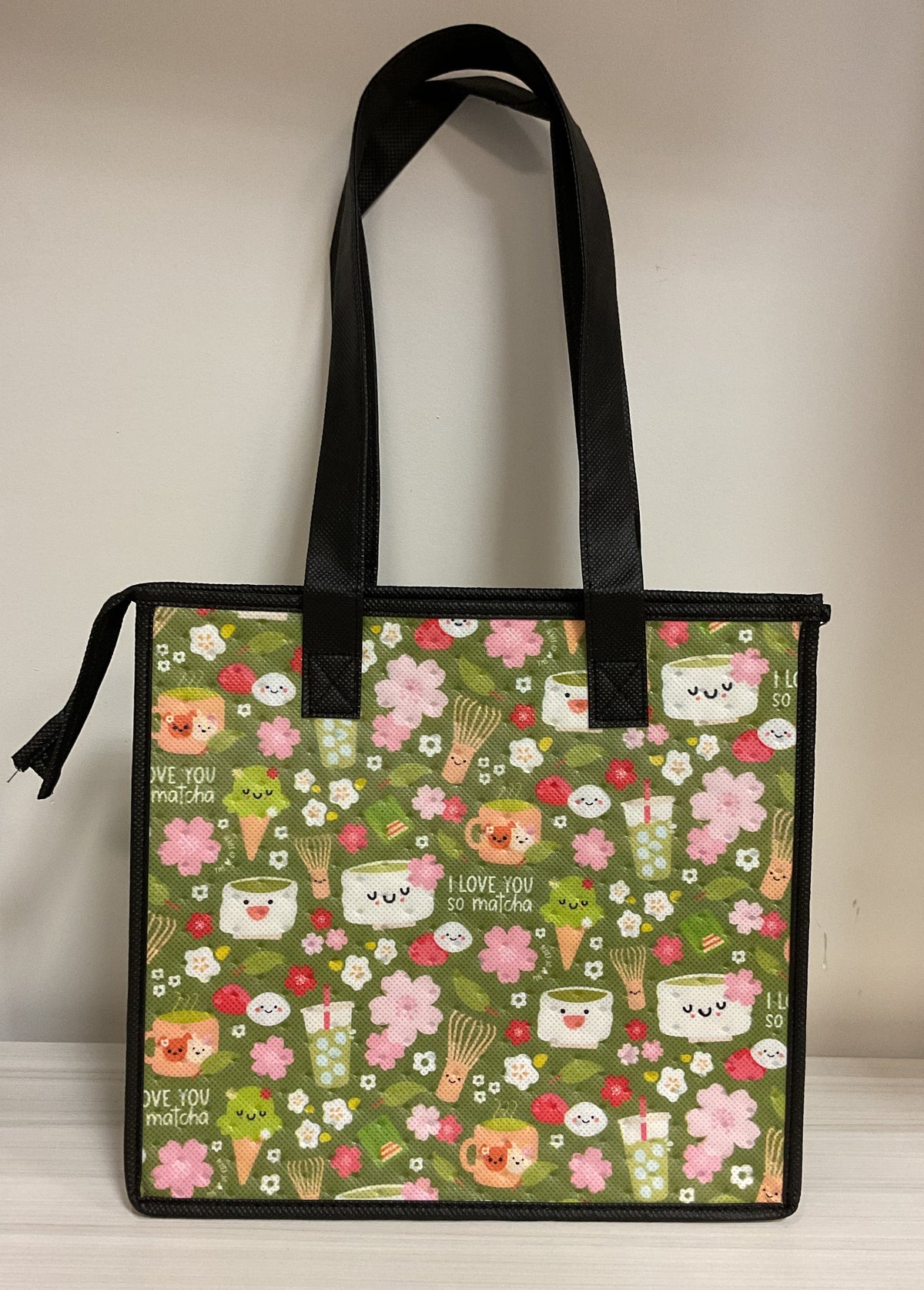 EDEN INSULATED BAG MEDIUM I LOVE YOU SO MATCHA