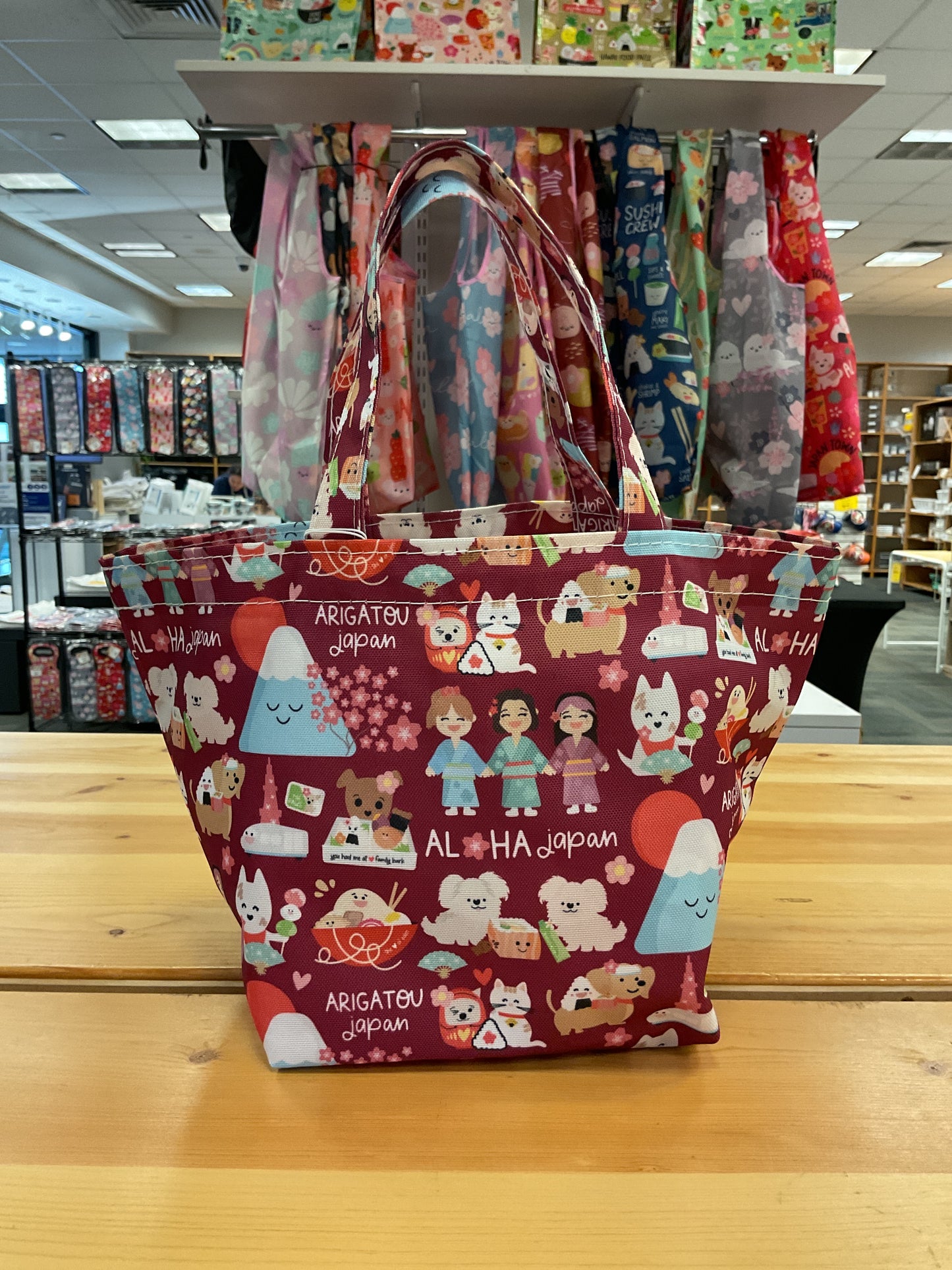 EDEN DUMPLING ALOHA JAPAN MAROON