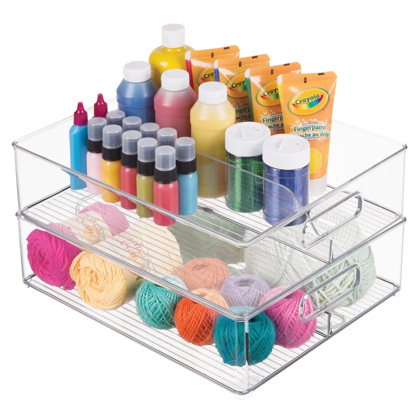 STACKABLE STORAGE BIN 4X12X14.5