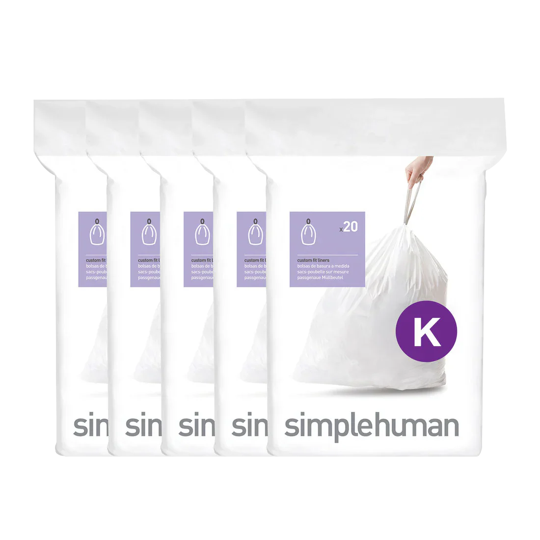 TRASHBAG K 38L/10 GAL 20CT