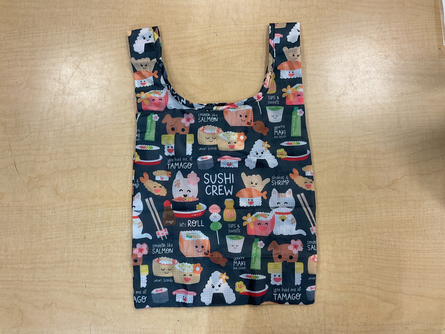 EDEN SMALL TOTE SUSHI CREW CHARCOAL