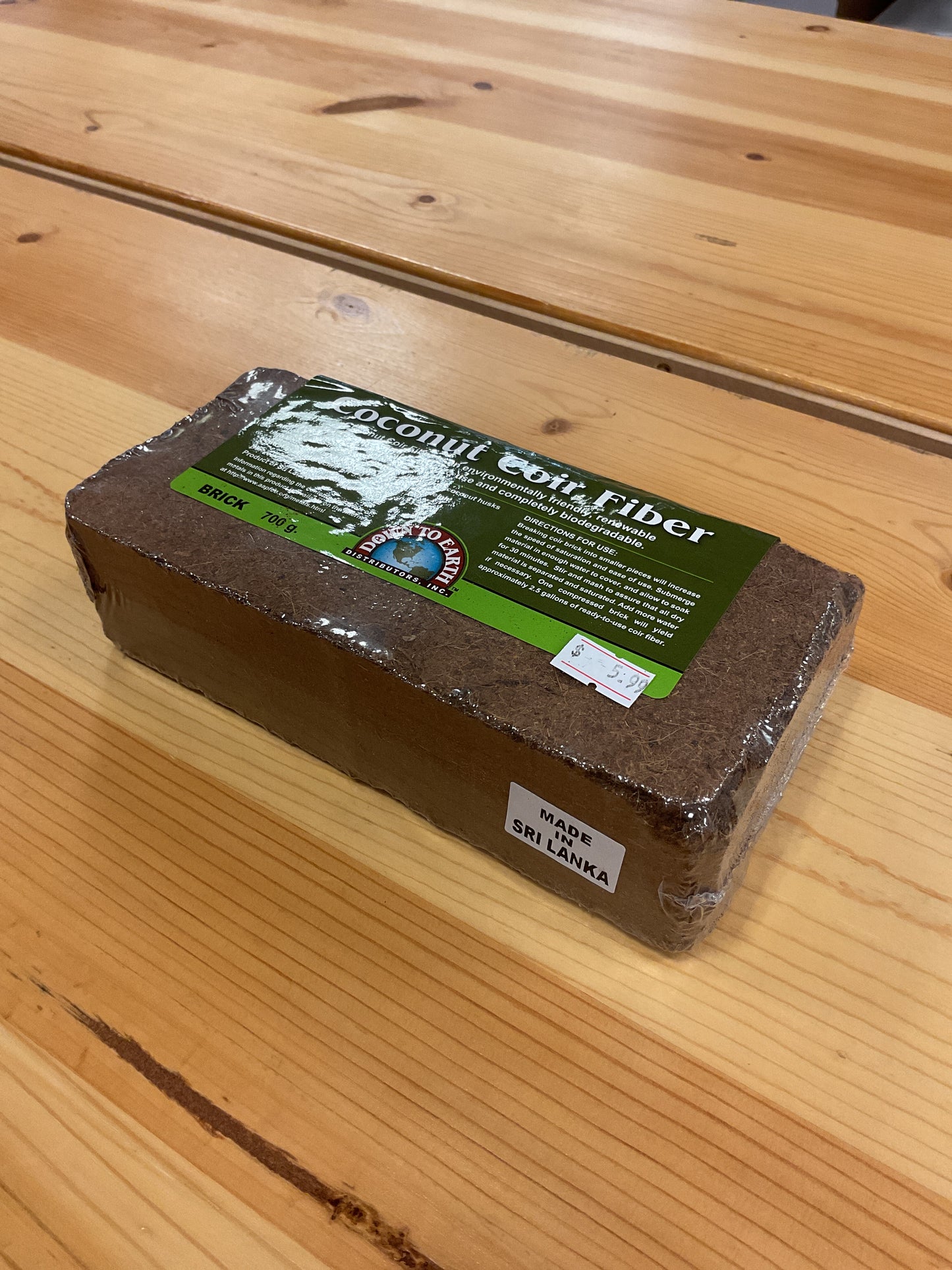 COCONUT COIR FIBER BRICK