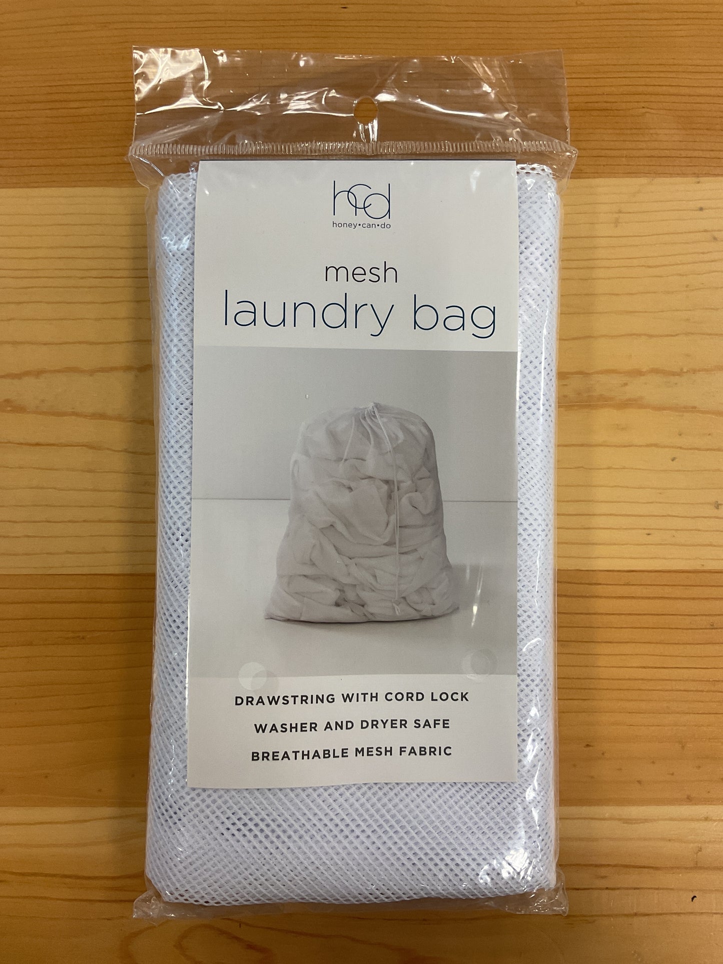HCD MESH LAUNDRY BAG WHITE
