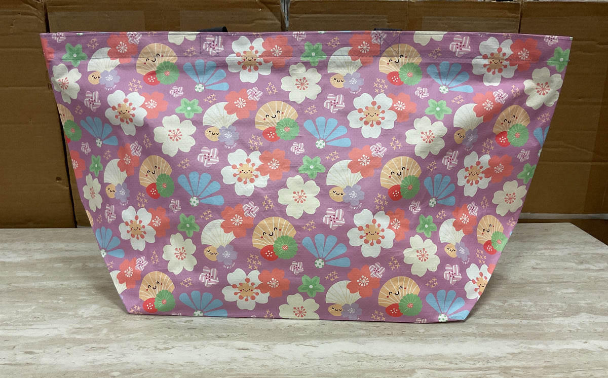 EDEN CRINKLE ZIP BAG CUTE LIL FUKUOKA LAVENDER