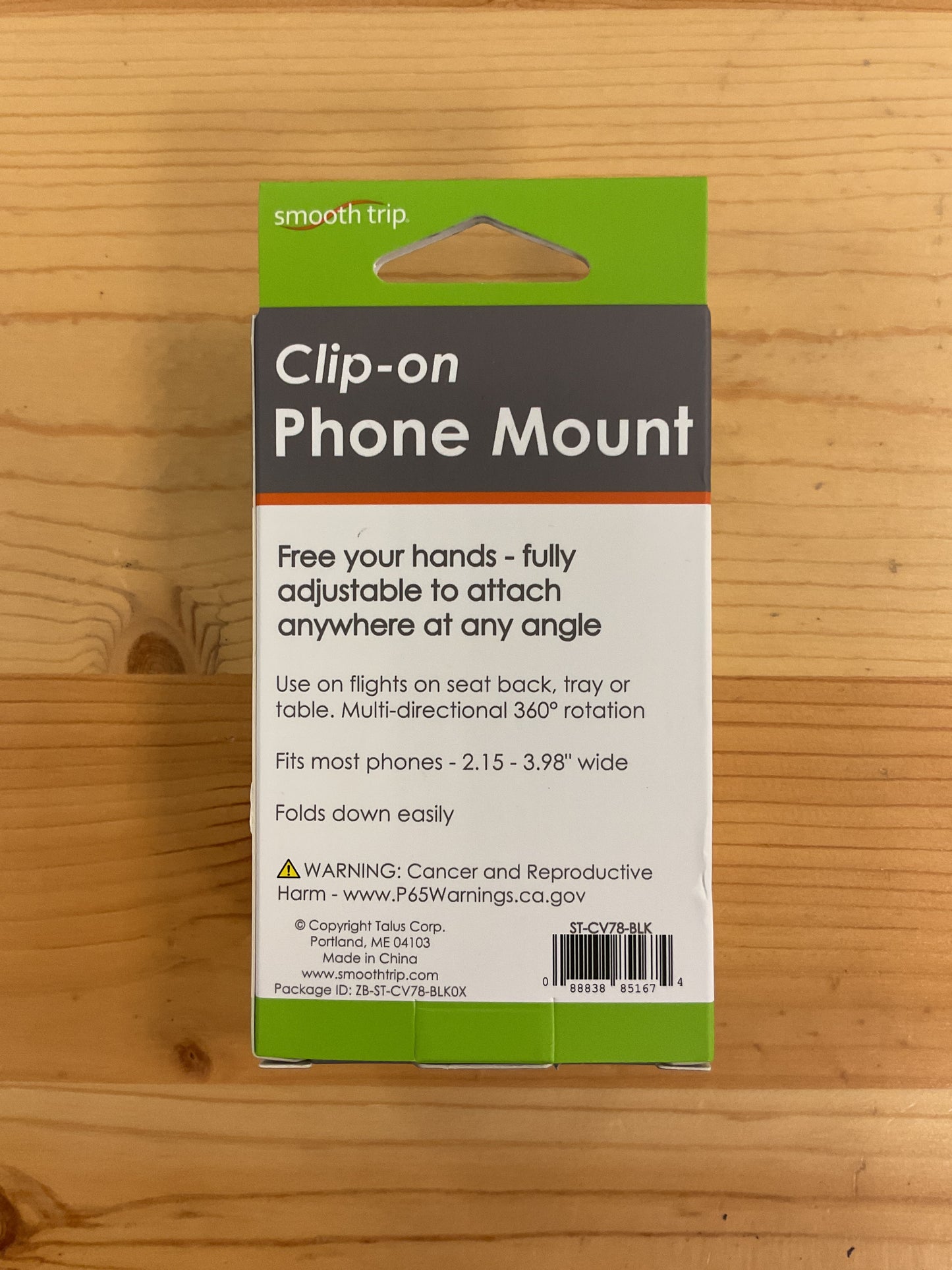 CLIP-ON PHONE MOUNT