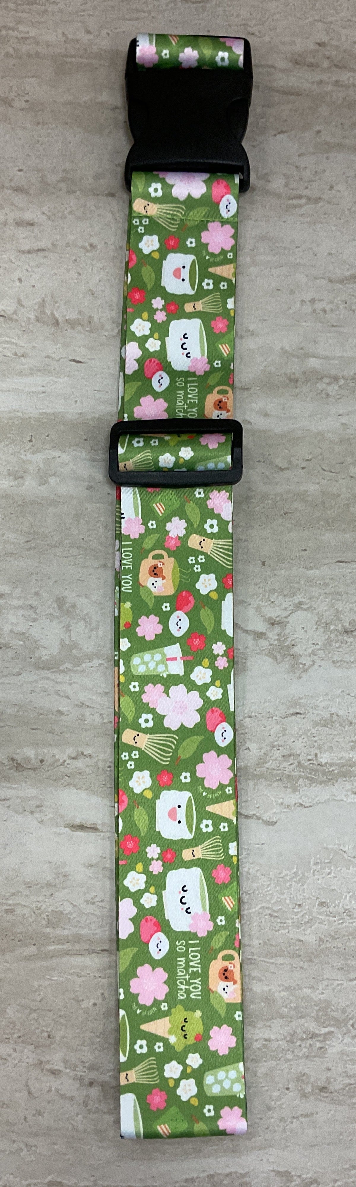 EDEN LUGGAGE STRAP I LOVE YOU SO MATCHA