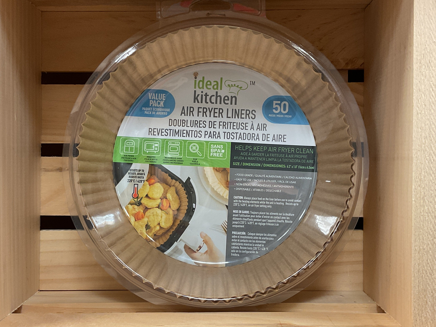 AIR FRYER LINERS 50CT ROUND