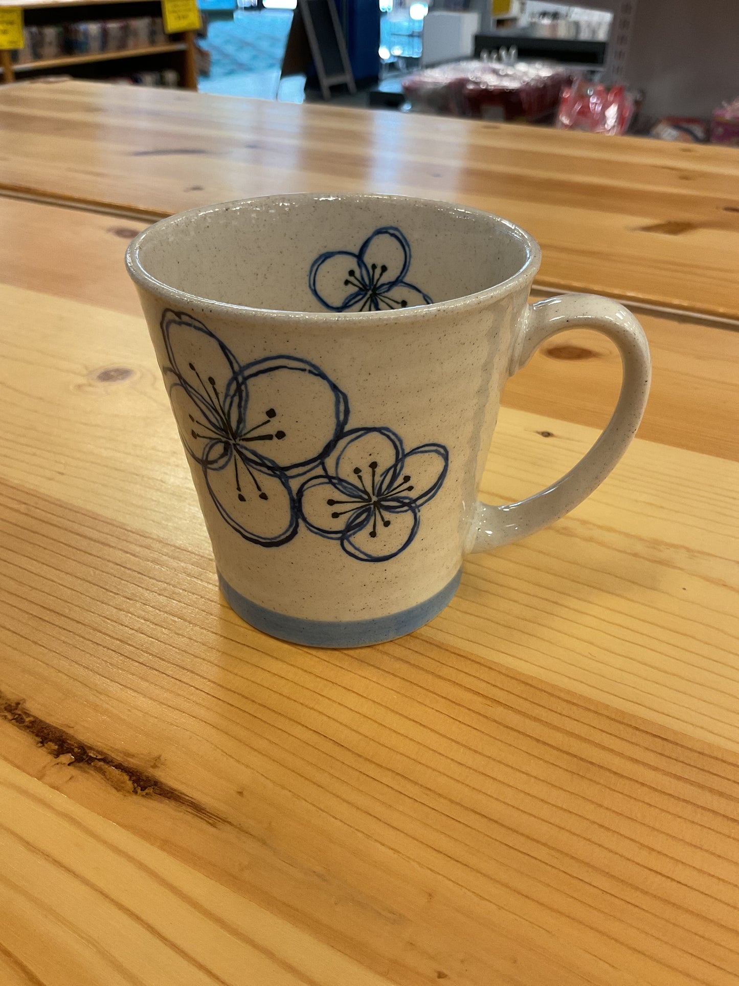 BLUE FLOWER MUG