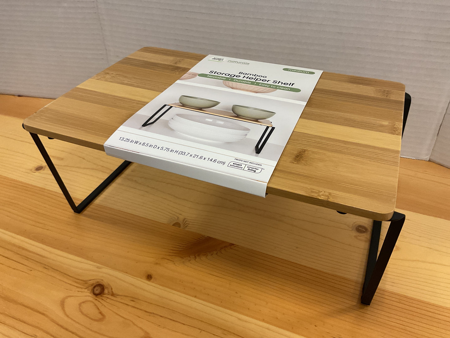 STORAGE HELPER SHELF MED BAMBOO
