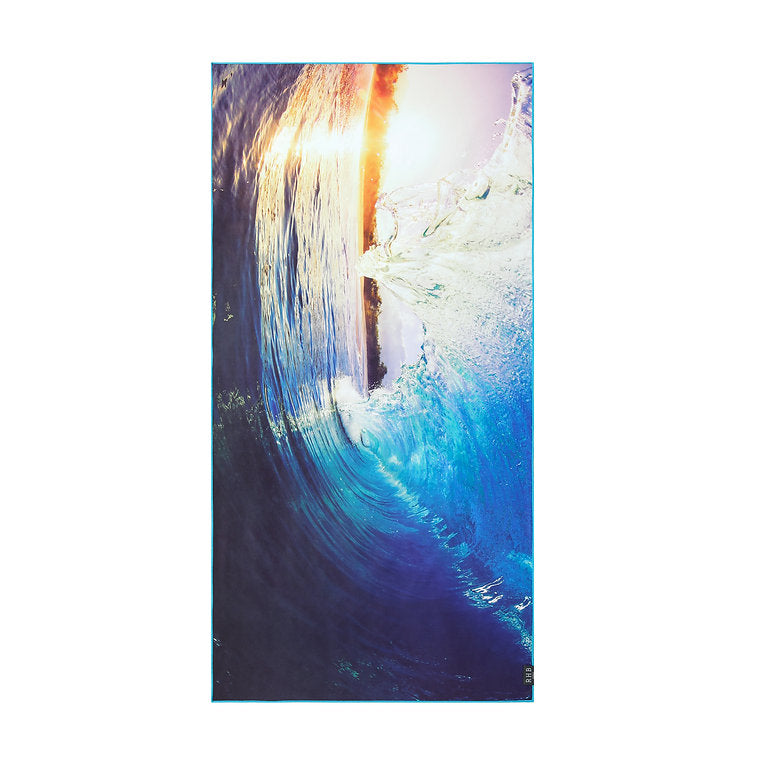 RHB BEACH TOWEL OCEAN WAVES SUNSET