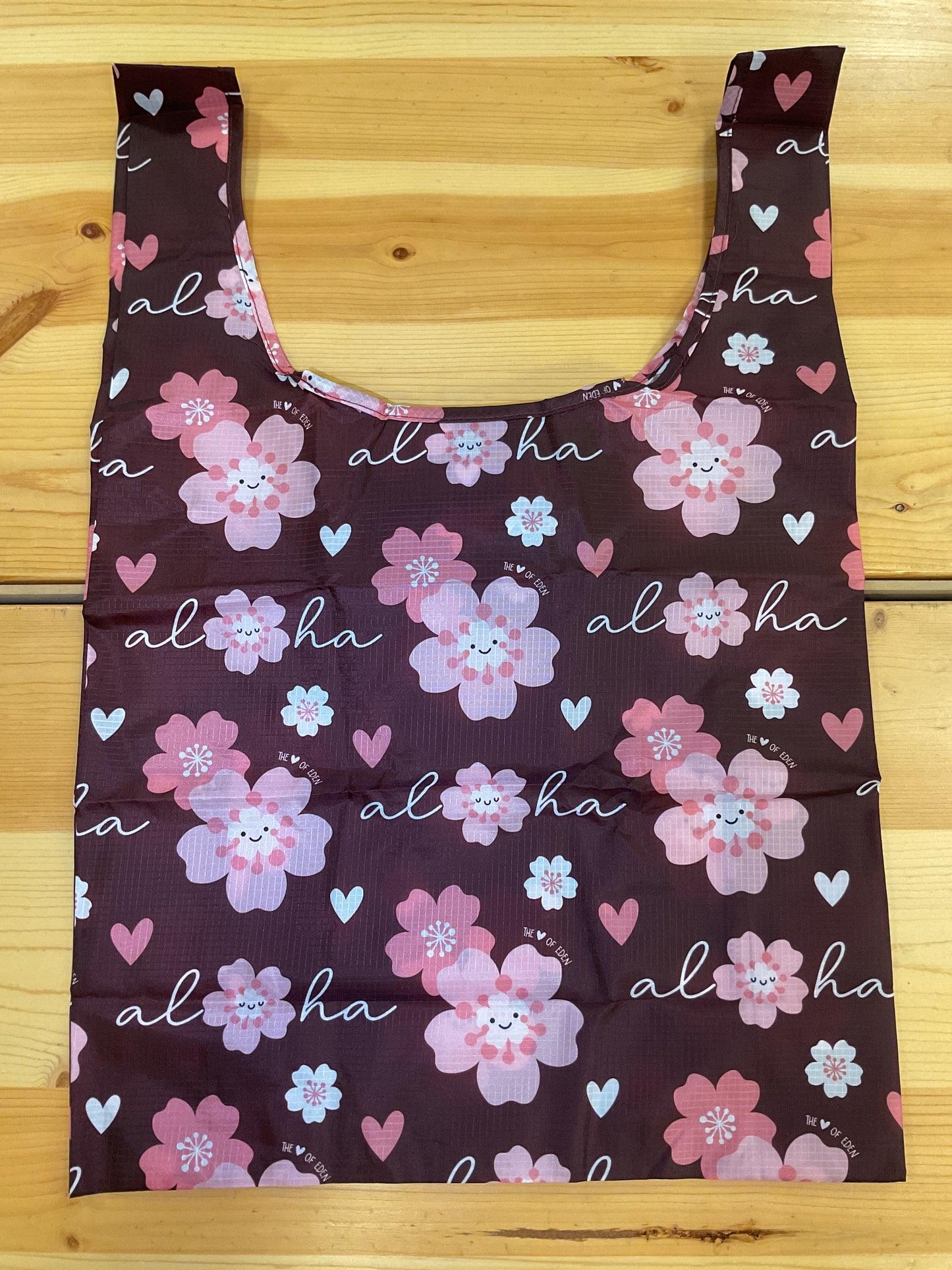 EDEN MEDIUM TOTE ALOHA SAKURA WINE