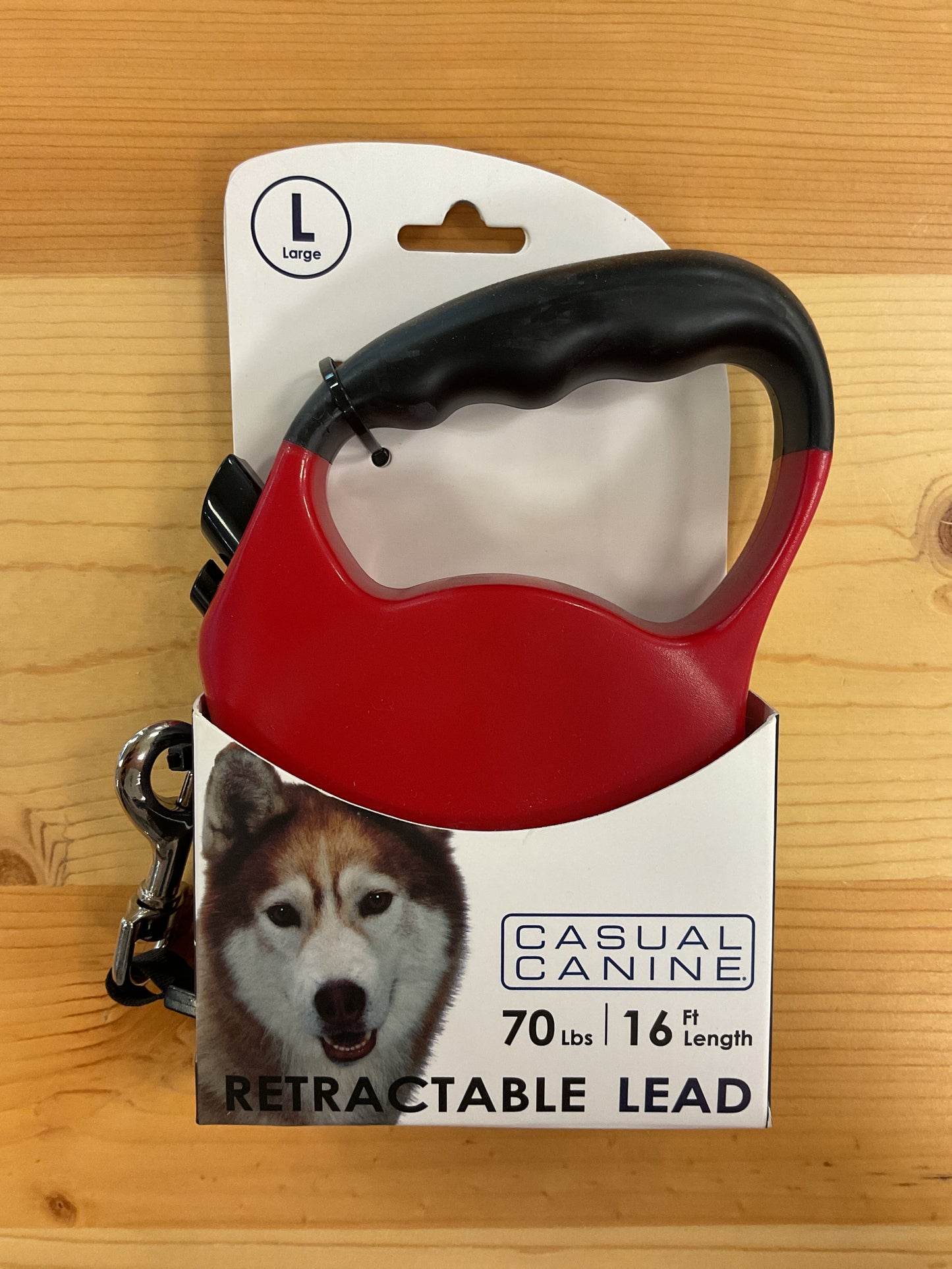 BELTED RET LEAD LARGE 16FT RED