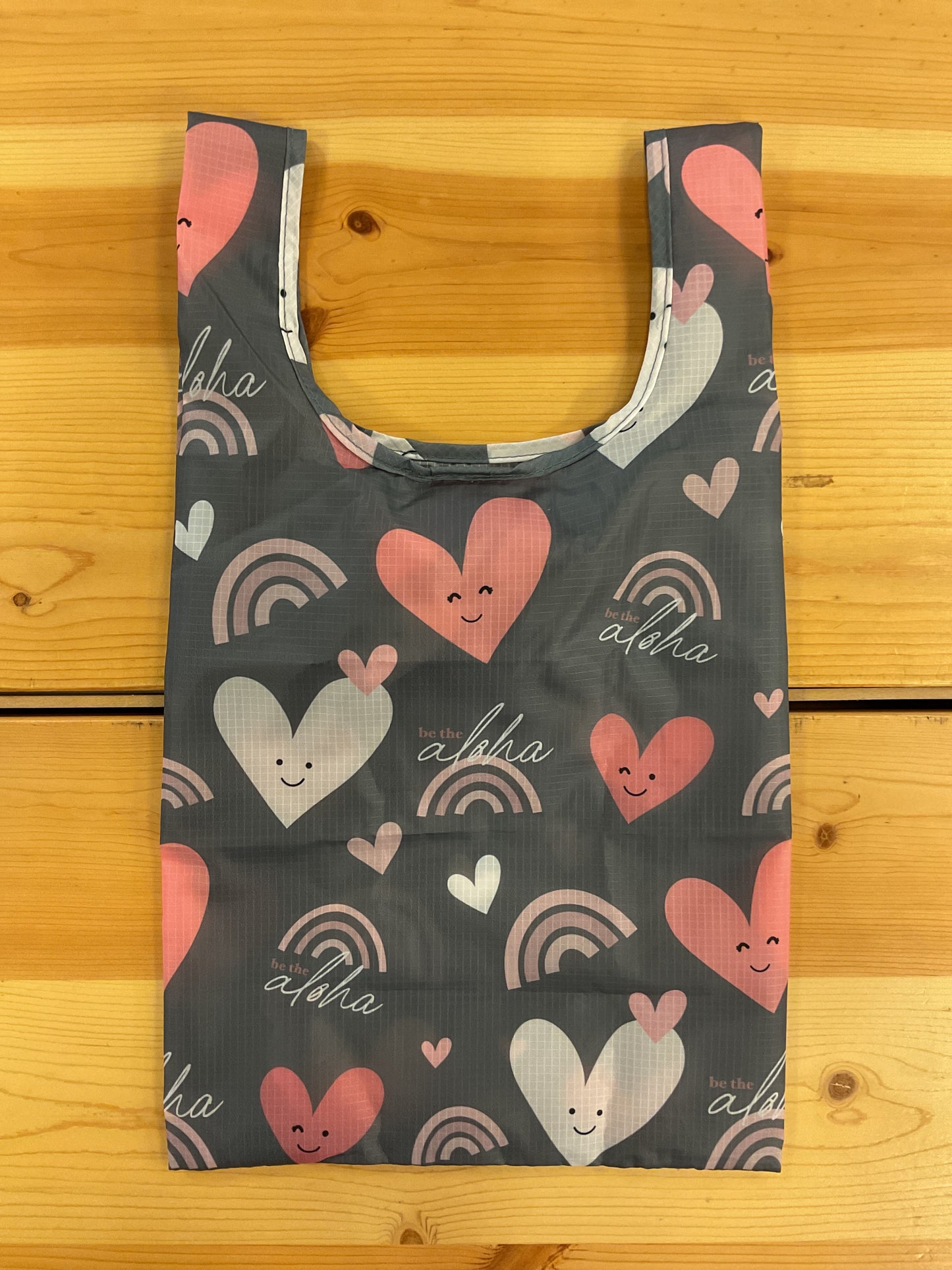 EDEN SMALL TOTE BE THE ALOHA CHARCOAL