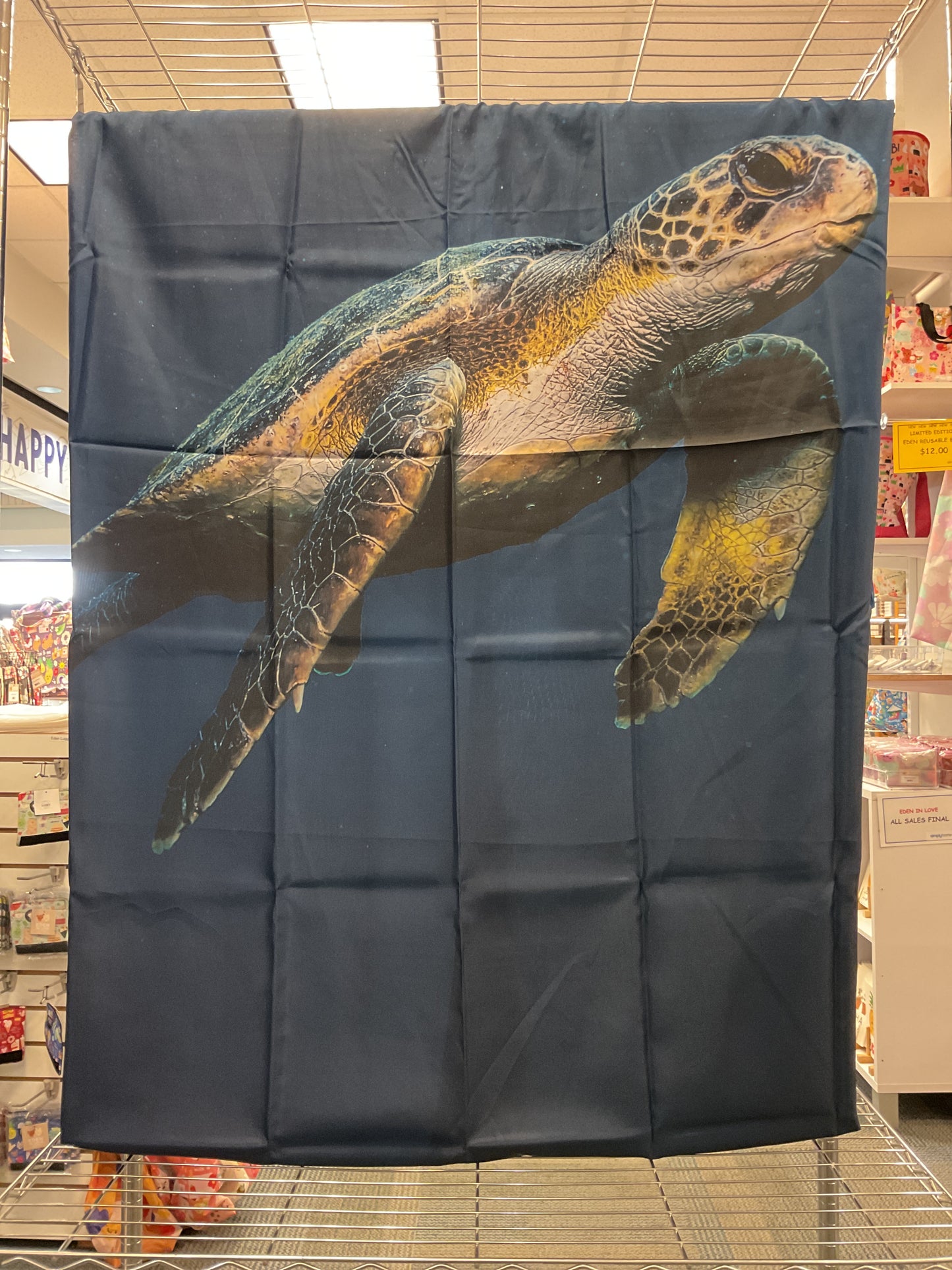 SEA TURTLE SHOWER CURTAIN