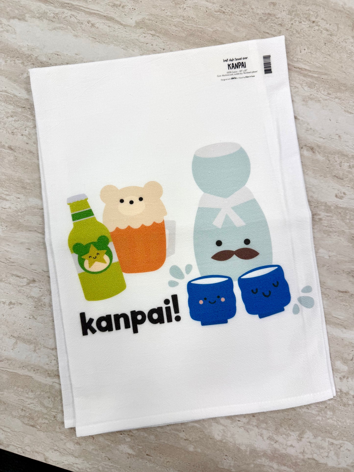 EDEN DISH TOWEL KANPAI